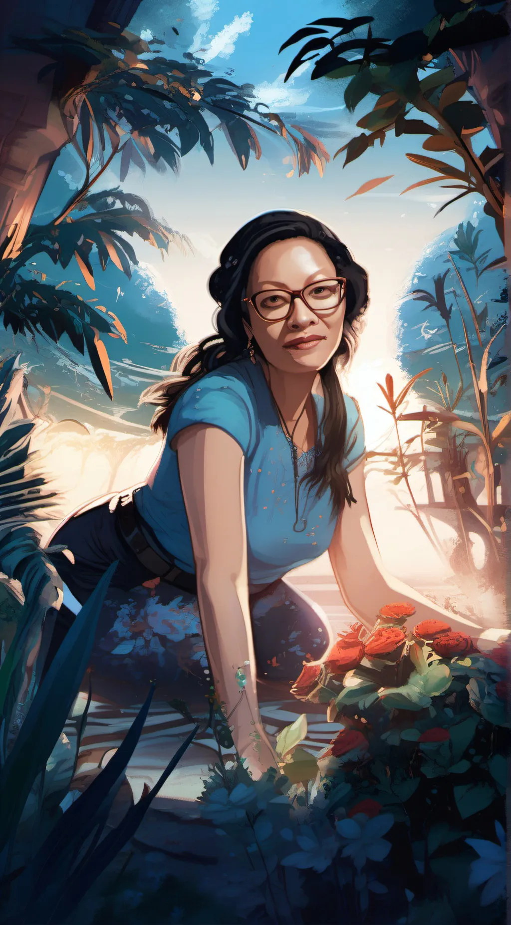 ai character: jesseij  background