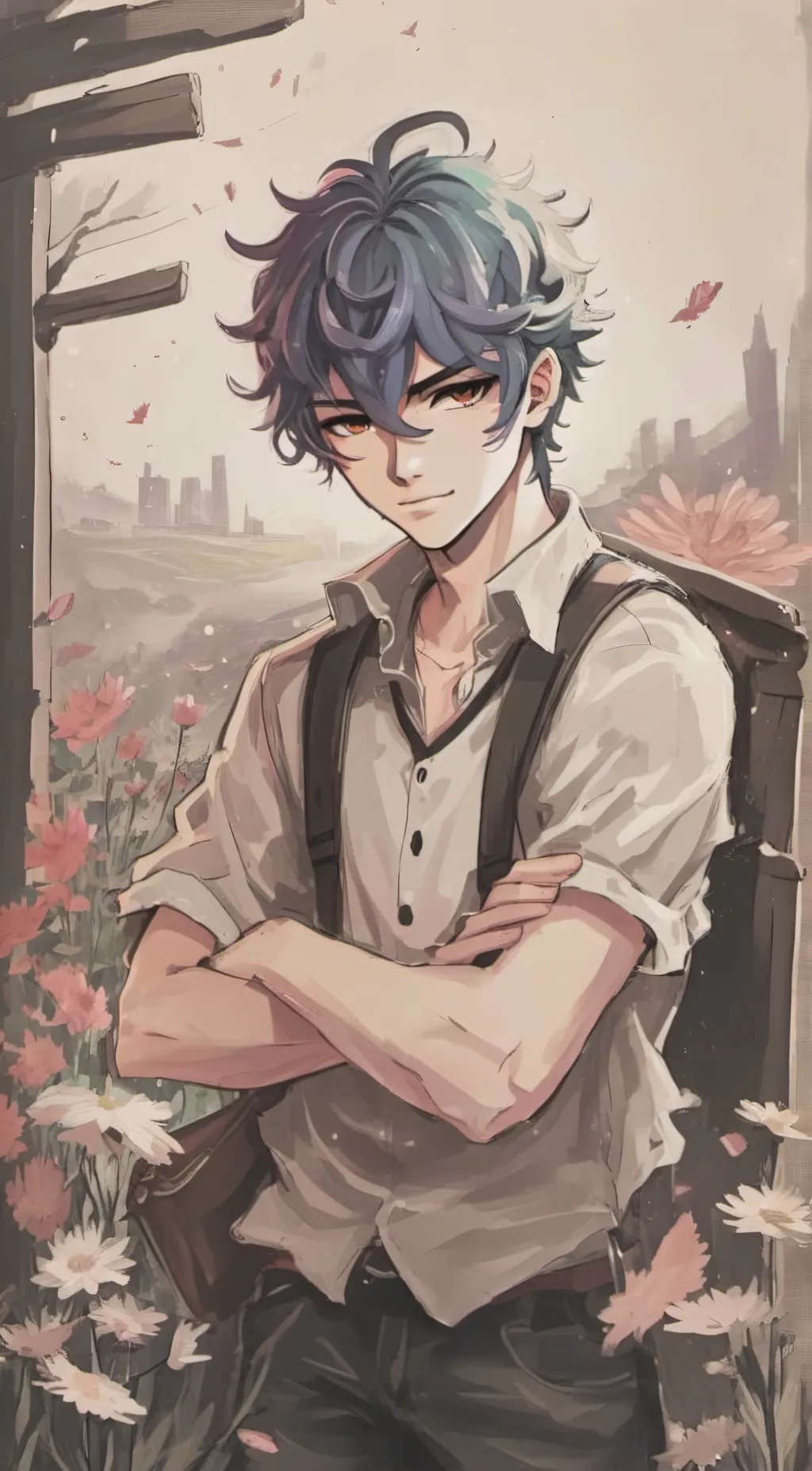 ai character: ~`Lucas`~🫢 background
