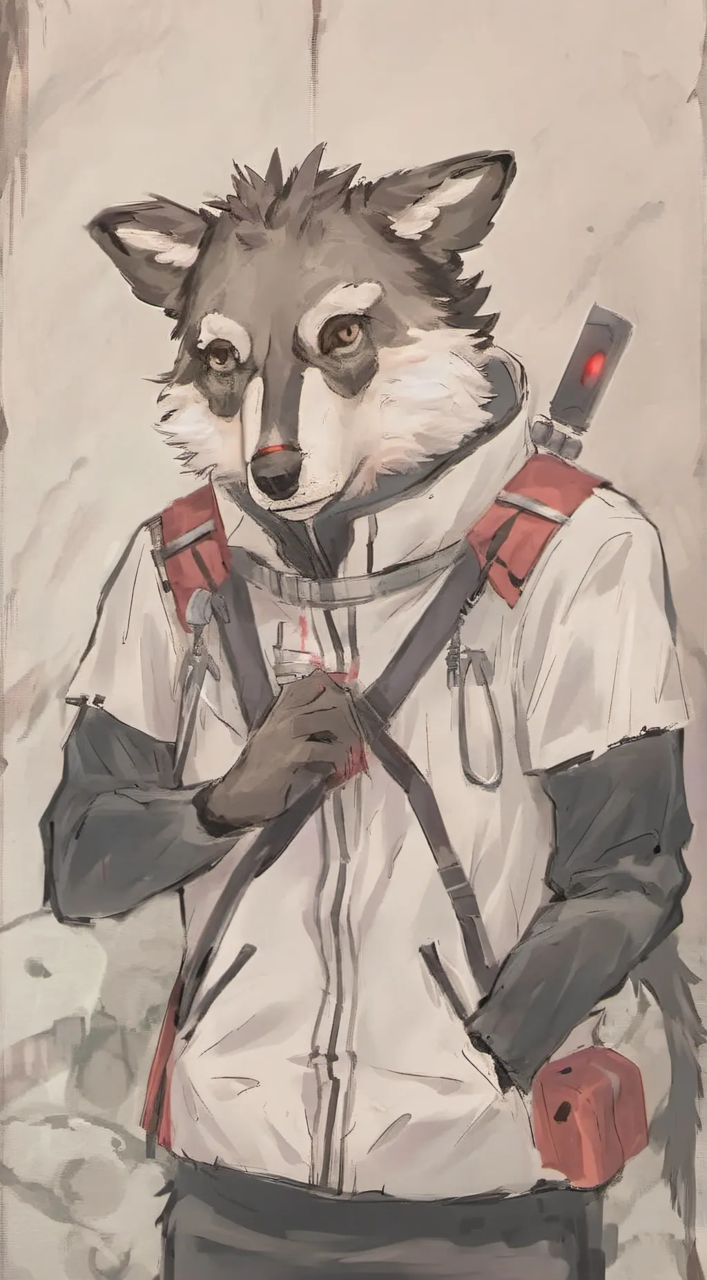 ai character: sus furry background