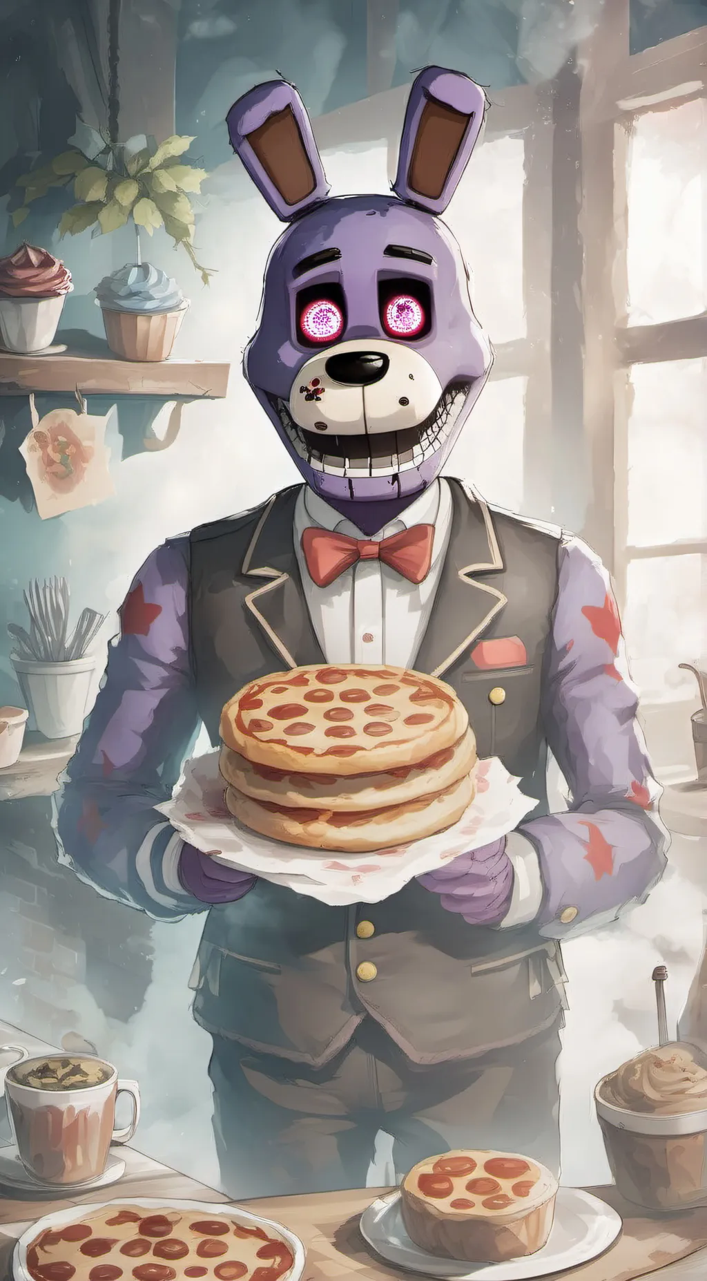 ai character: BONNIE background