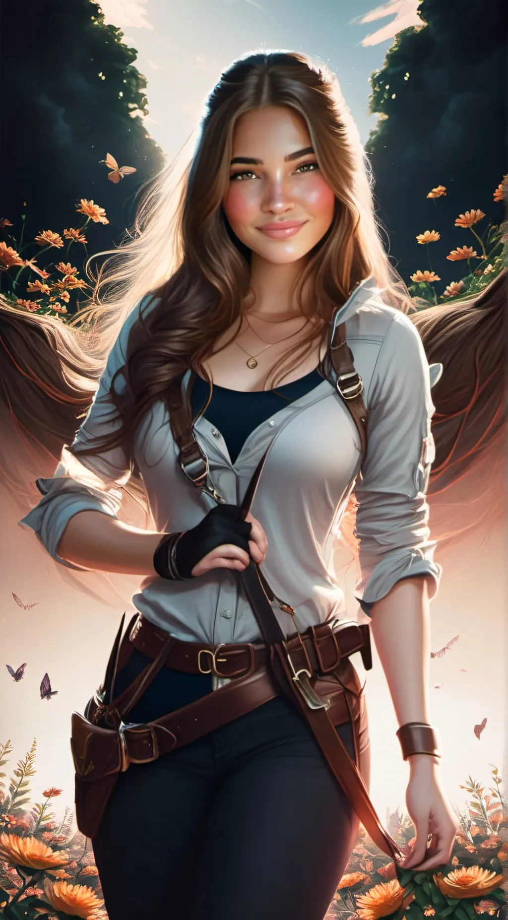 ai character: Merida background