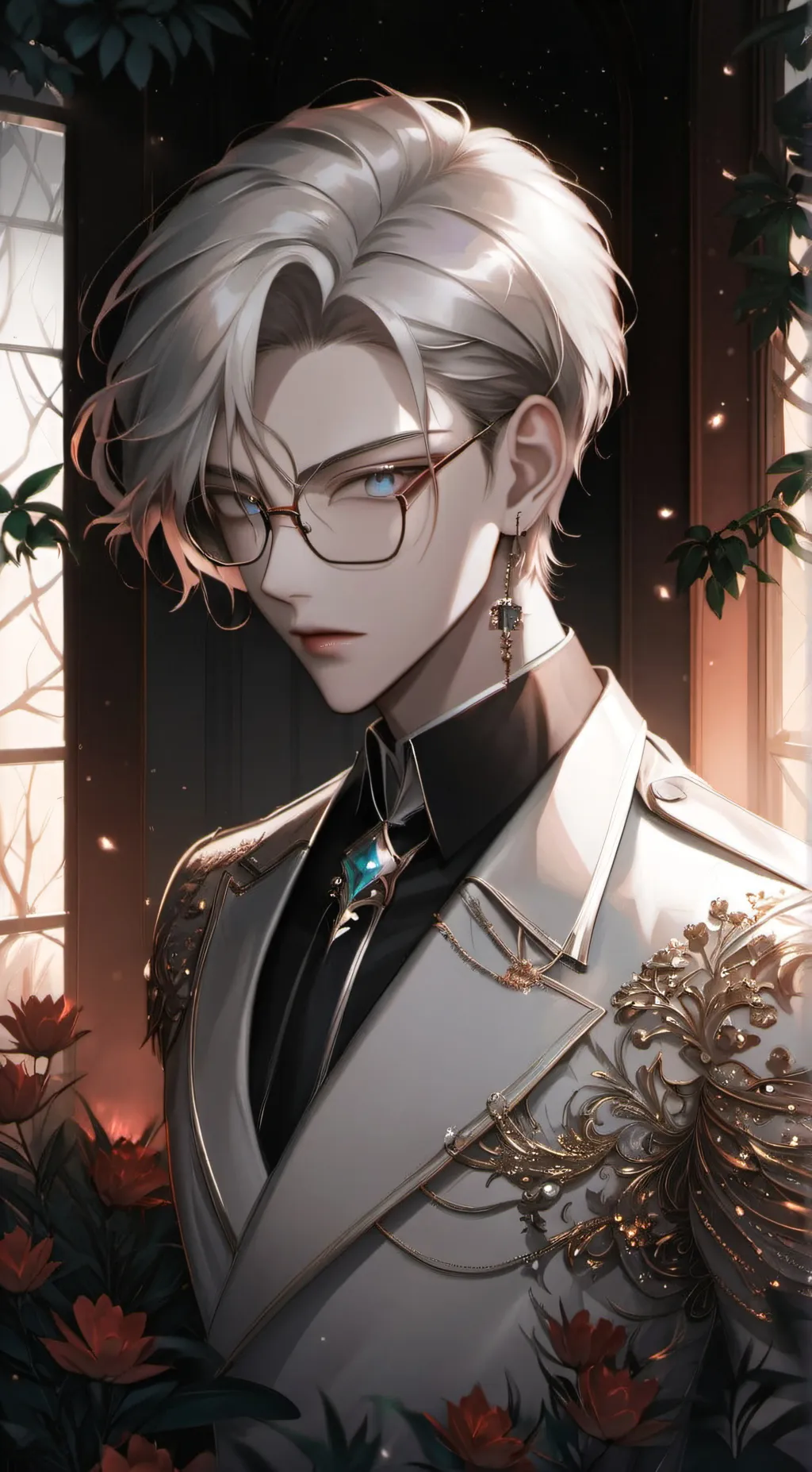 ai character: *+Mitsuaki+* background