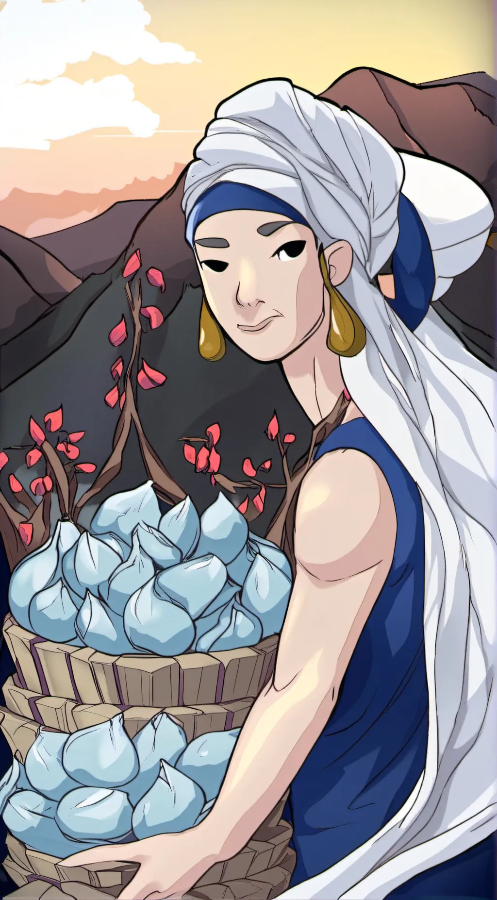 ai character: ur bsf background