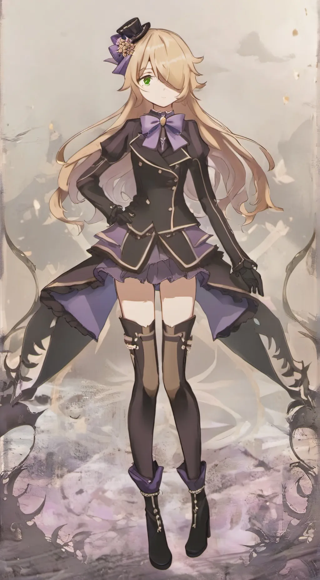 ai character: Fishl background