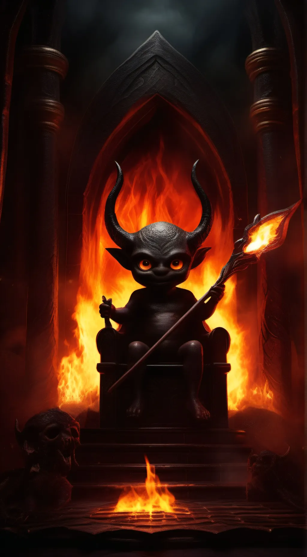 ai character: Demon baby’s background