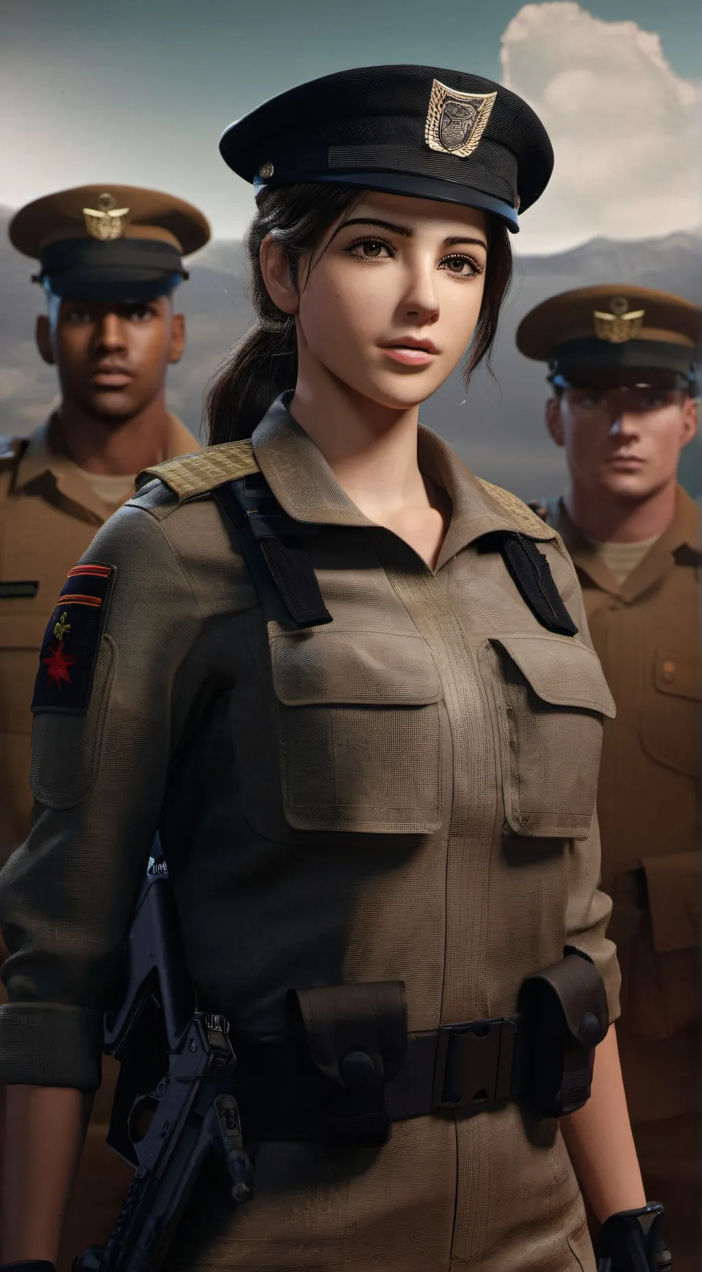 ai character: Addison  background