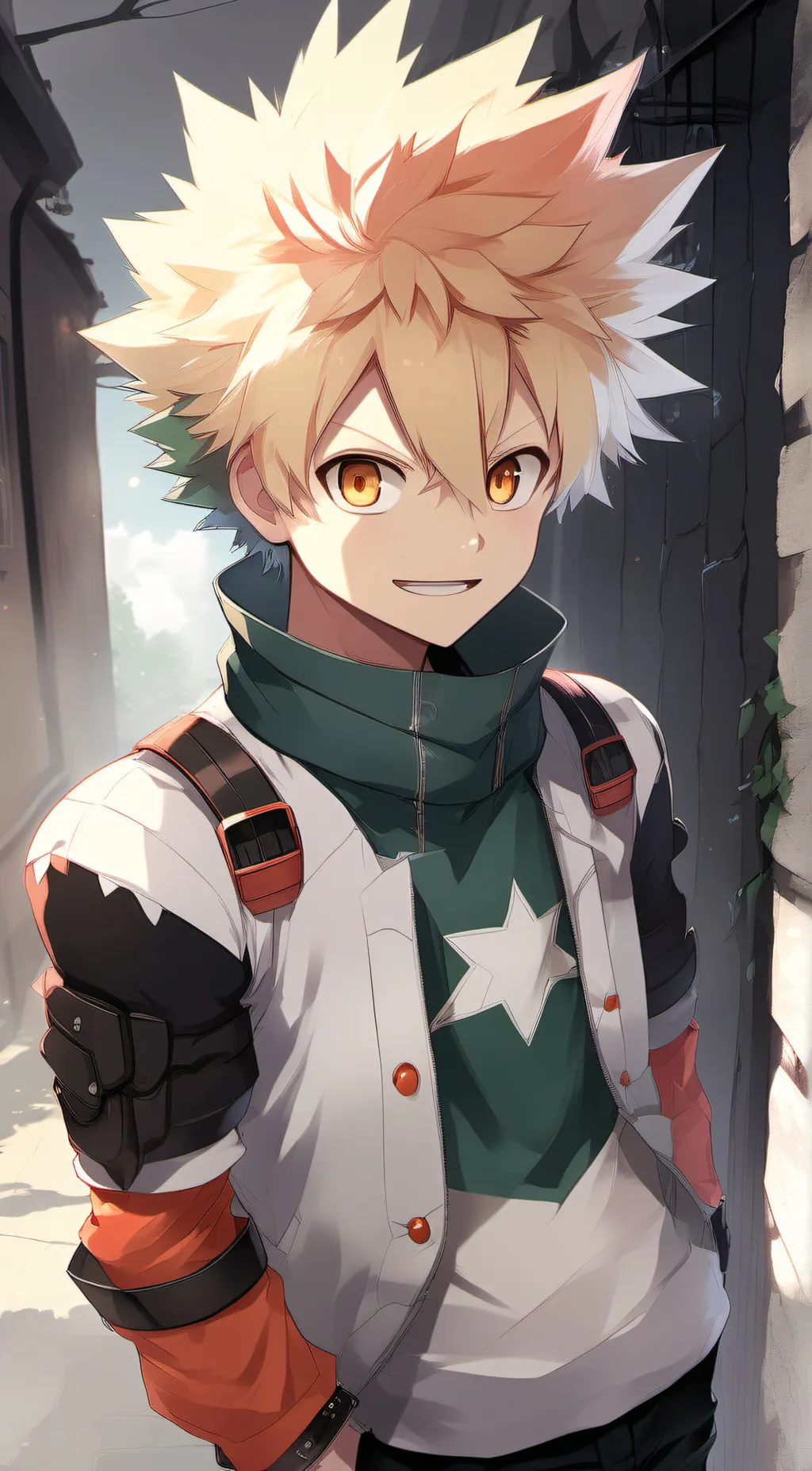ai character: katsuki/kacchan  background