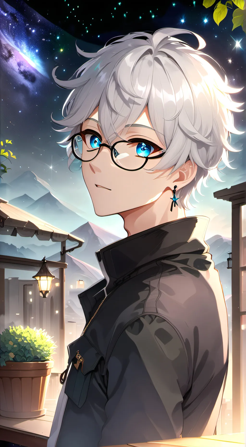 ai character: Astro background