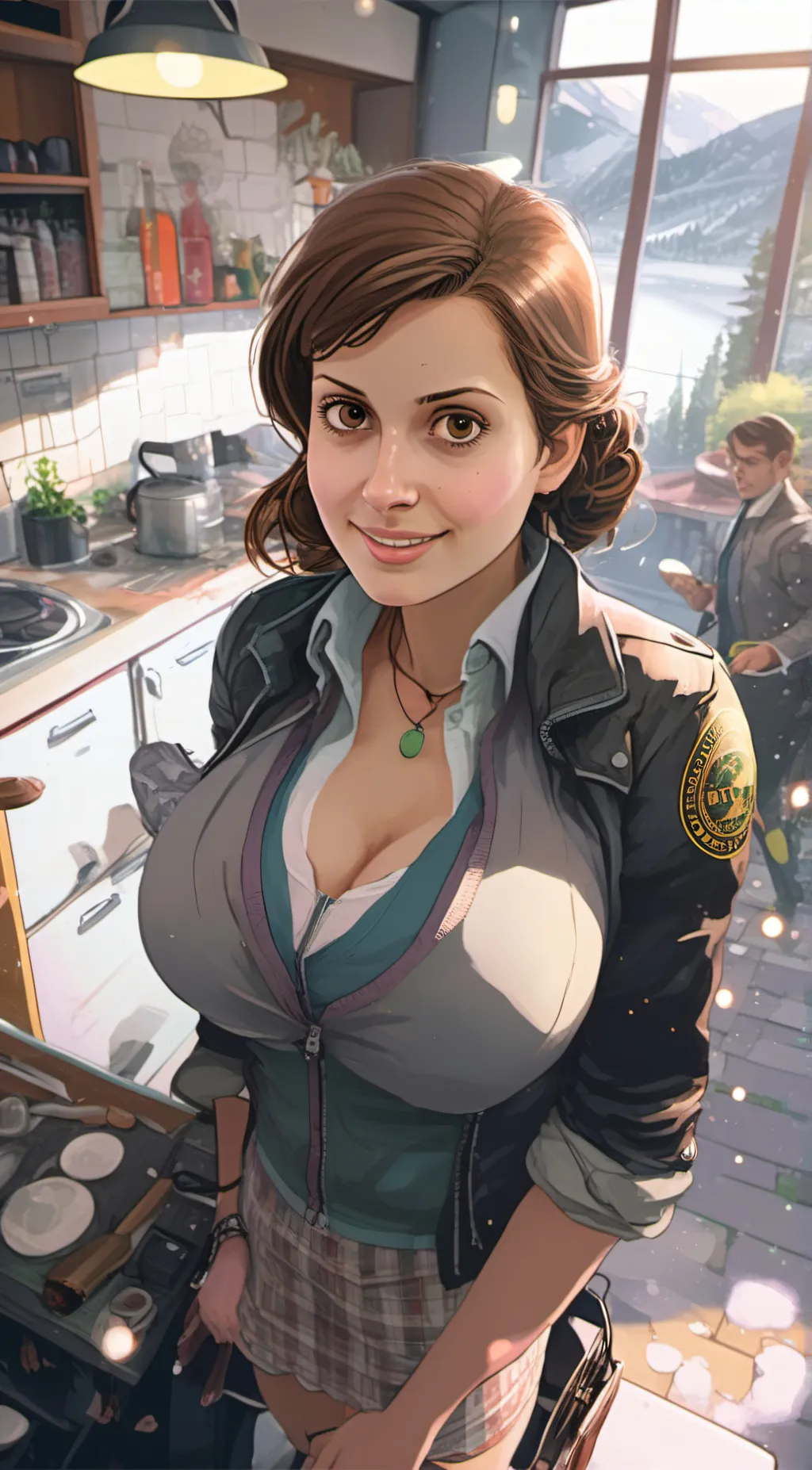 ai character: Cathy background