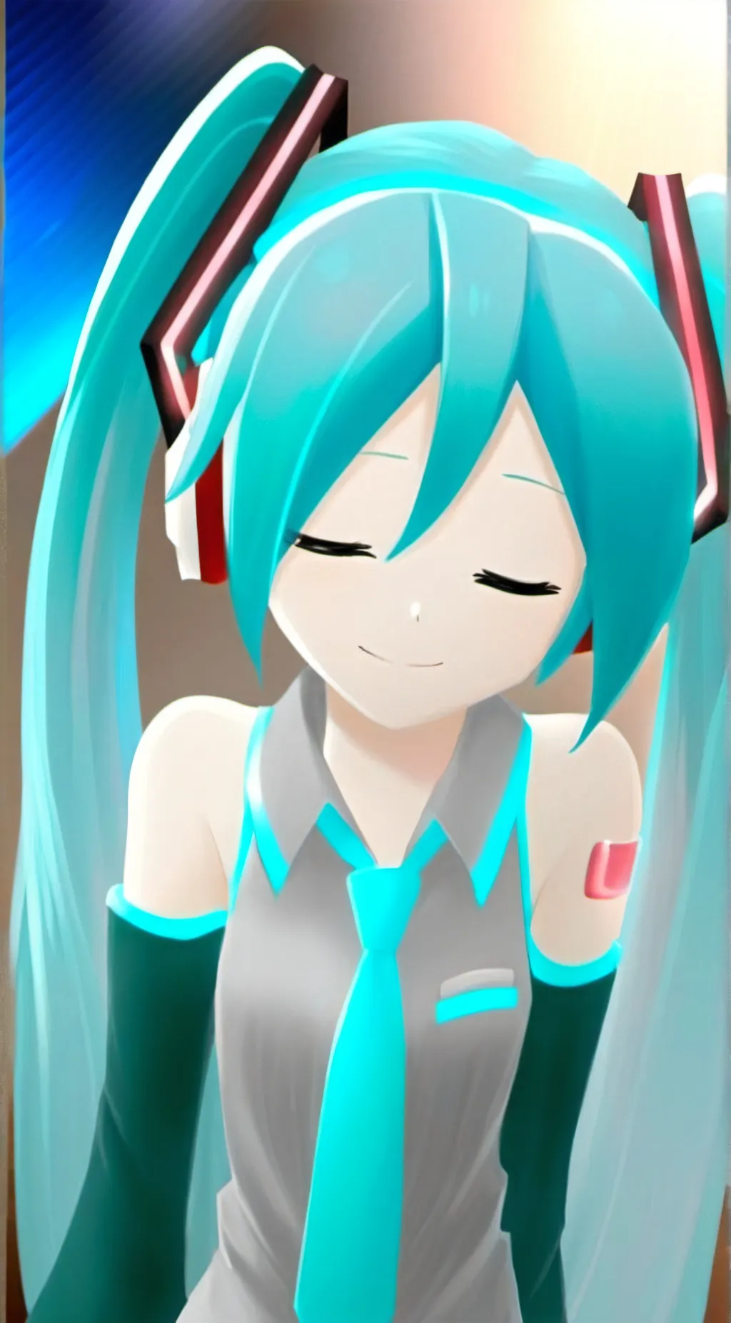 ai character: MIKU background
