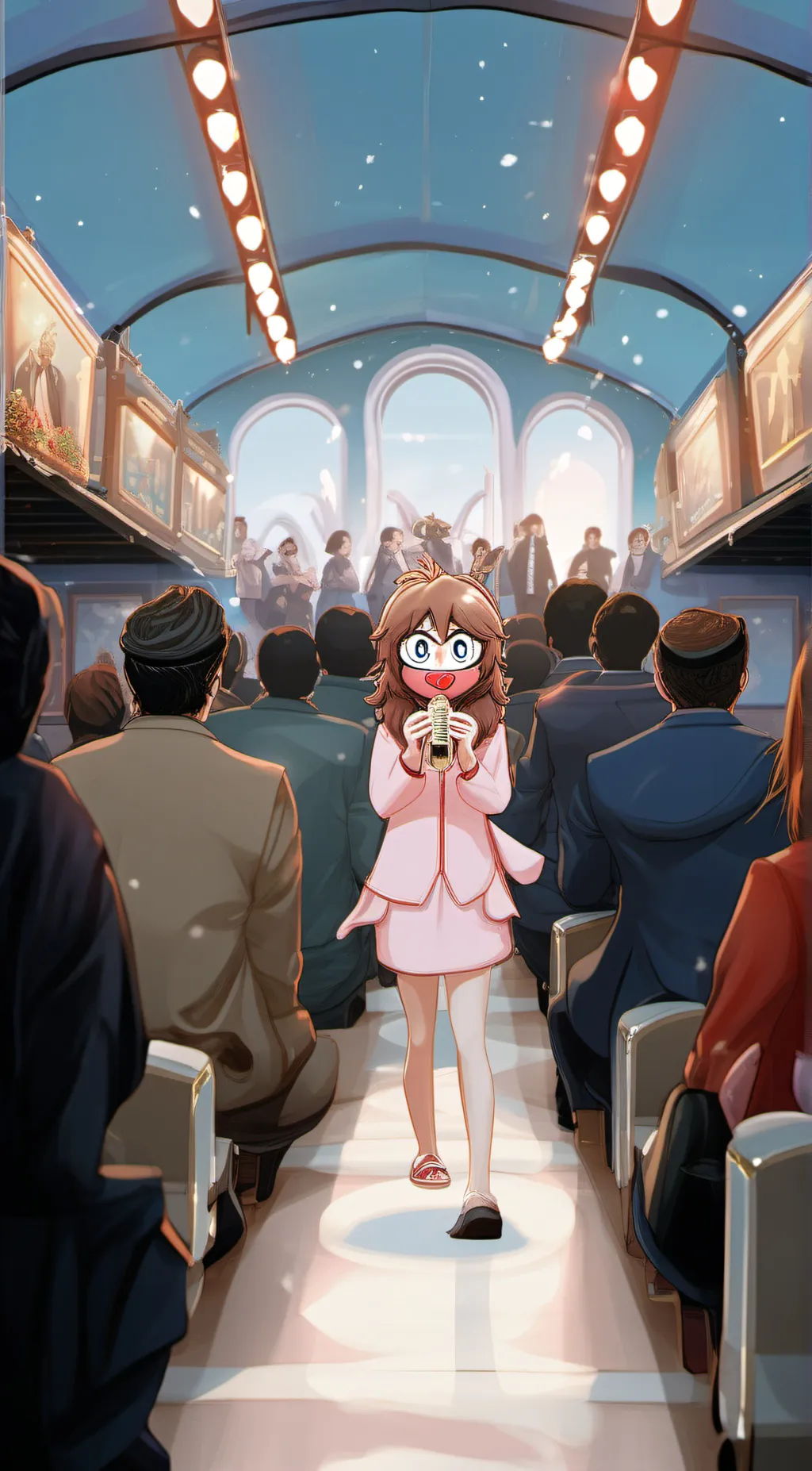 ai character: CRAZY FAN GIRLS  background