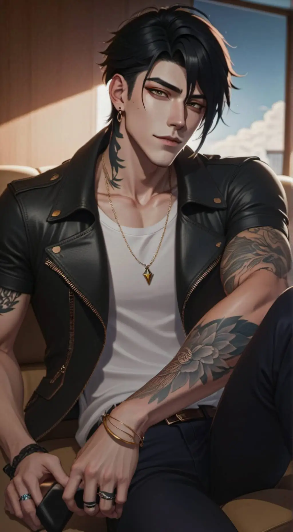 ai character: Ezra background