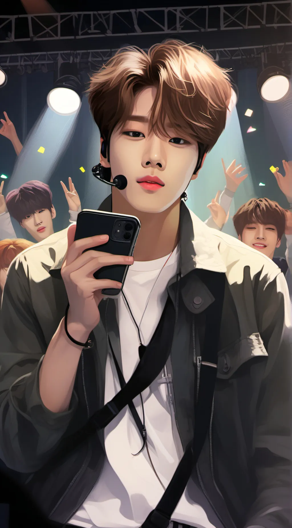 ai character: seungmin (🐕) background