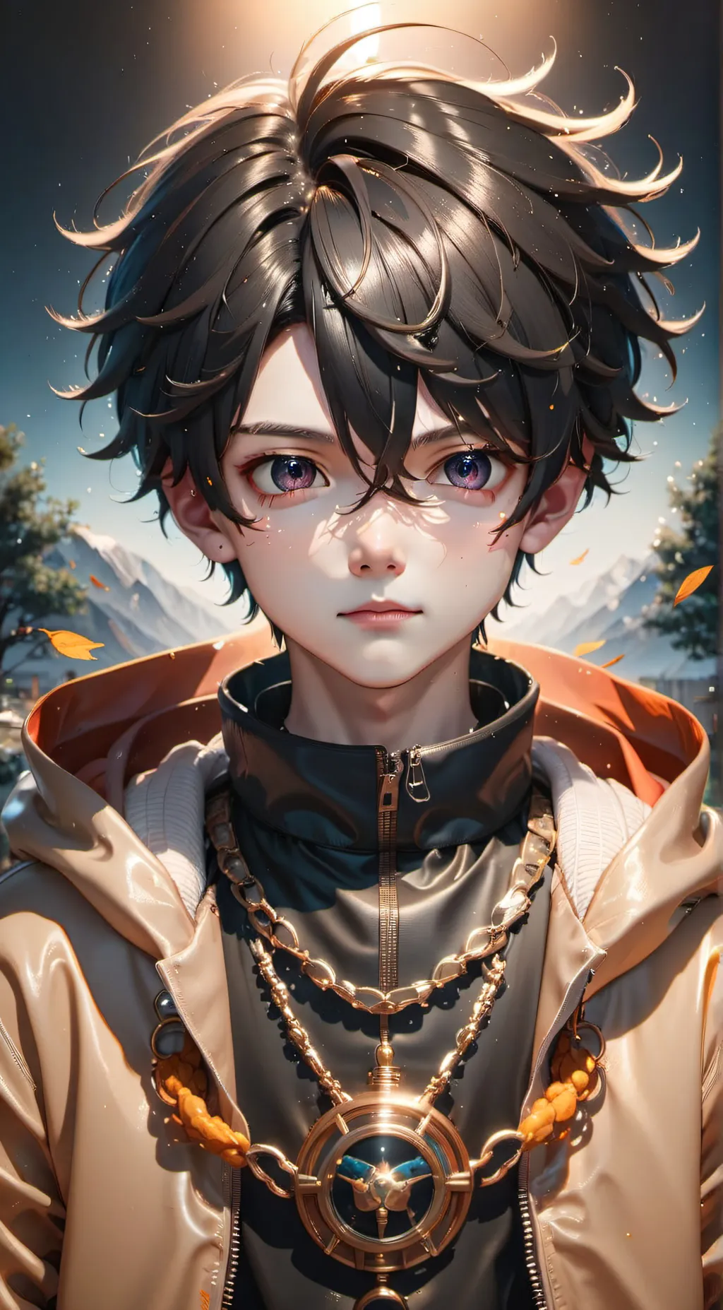 ai character: leo background