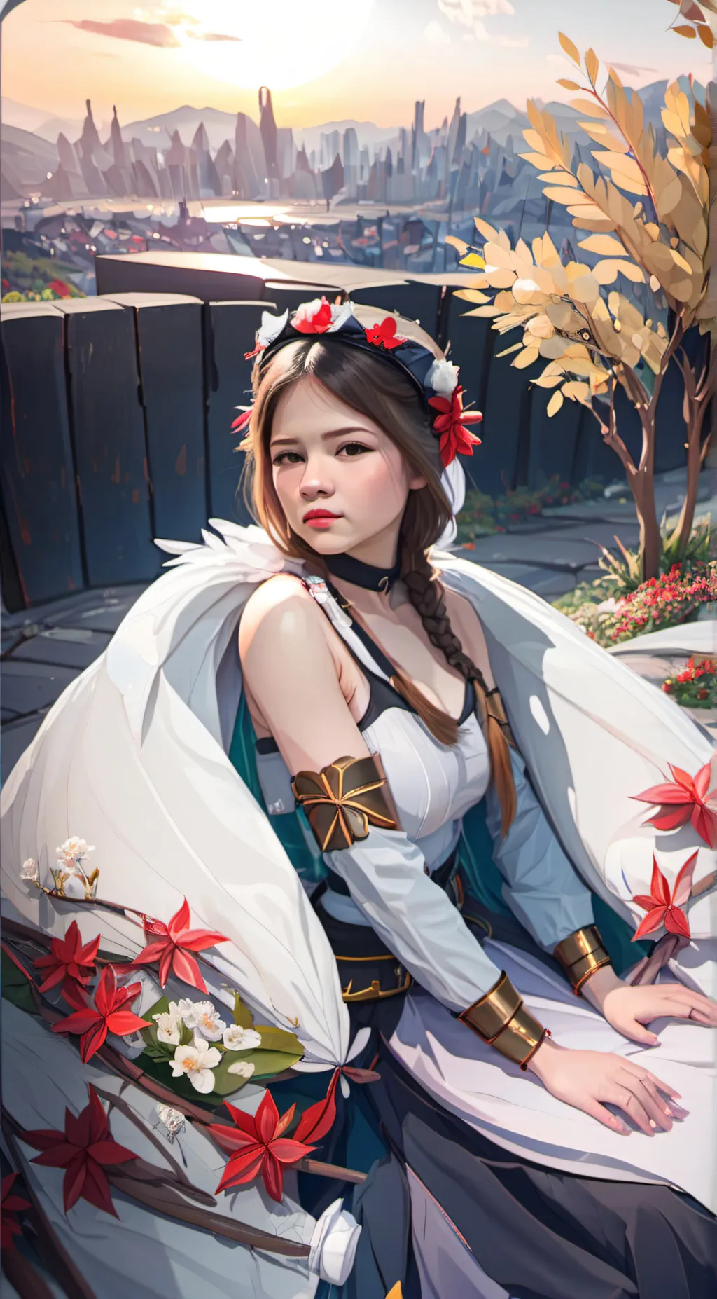 ai character: Collier background