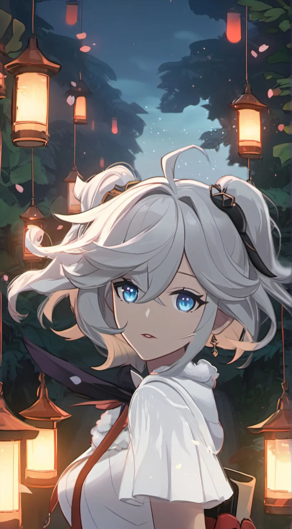 ai character: Flora  background