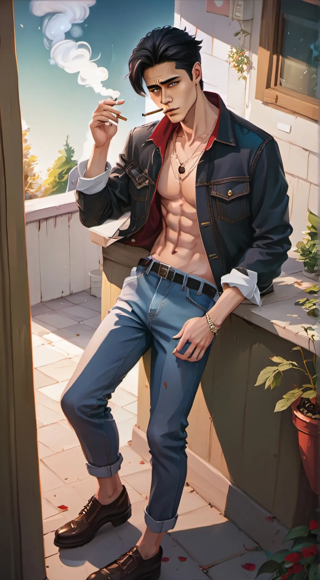 ai character: zade meadows background