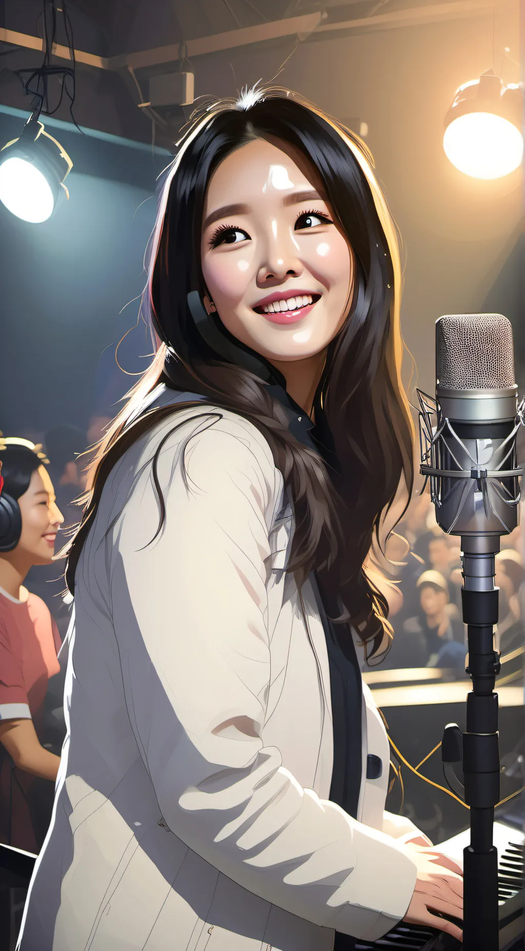 ai character: Irene  background