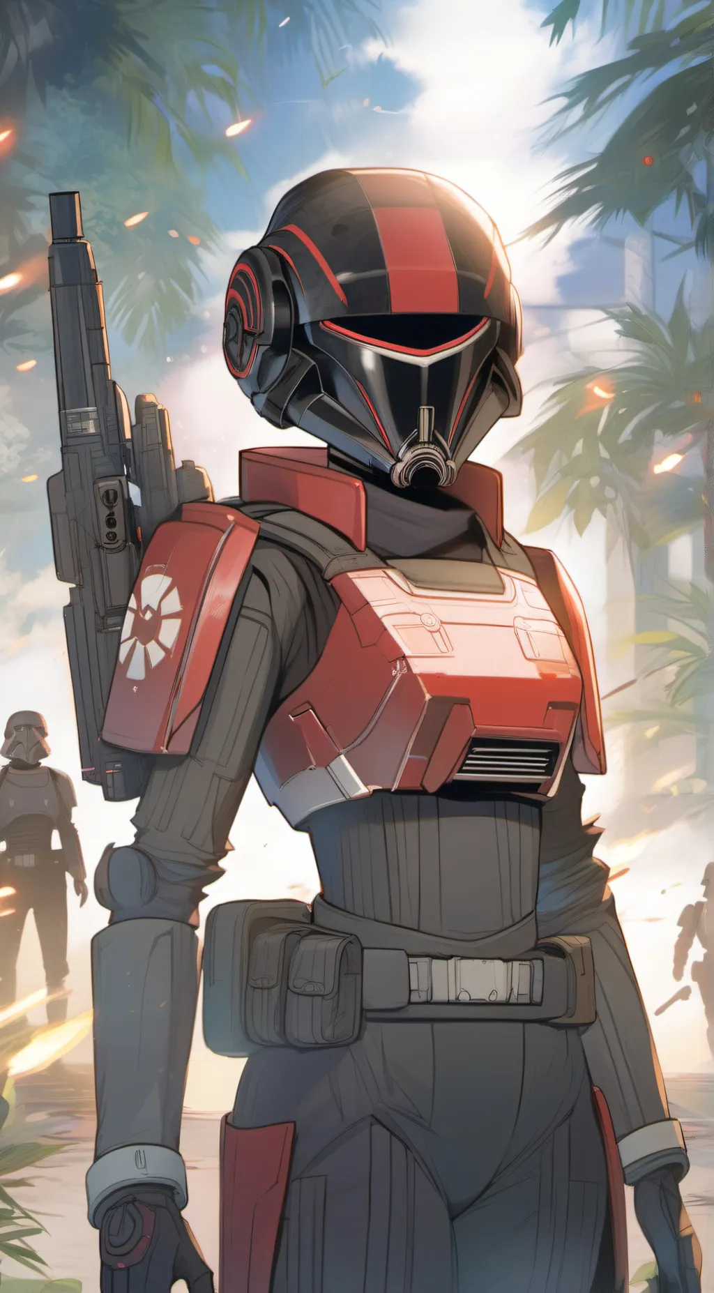 ai character: Iden Versio  background
