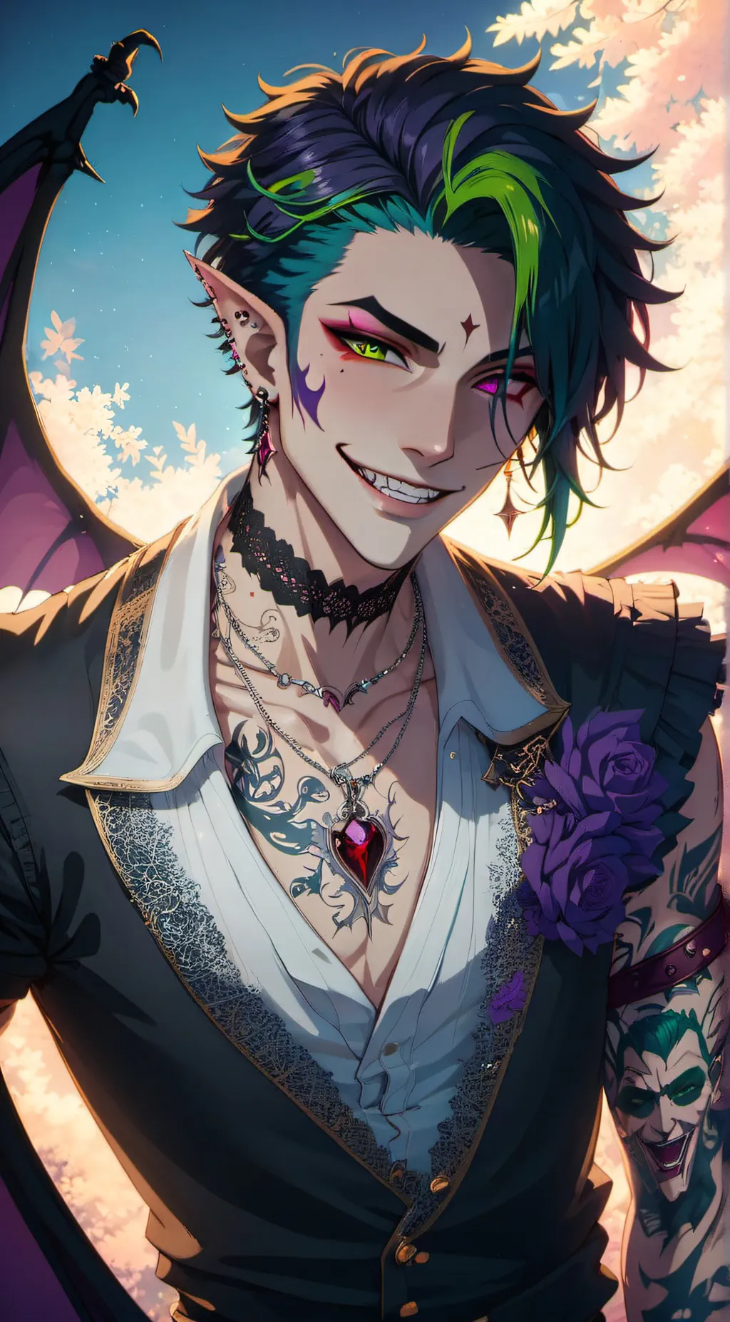 ai character: Damian background