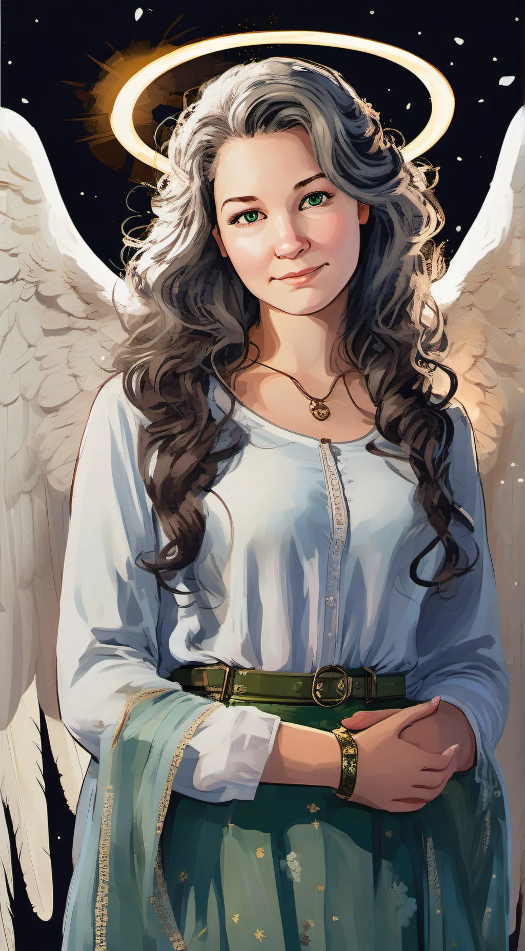 ai character: Dark Angel Erin background