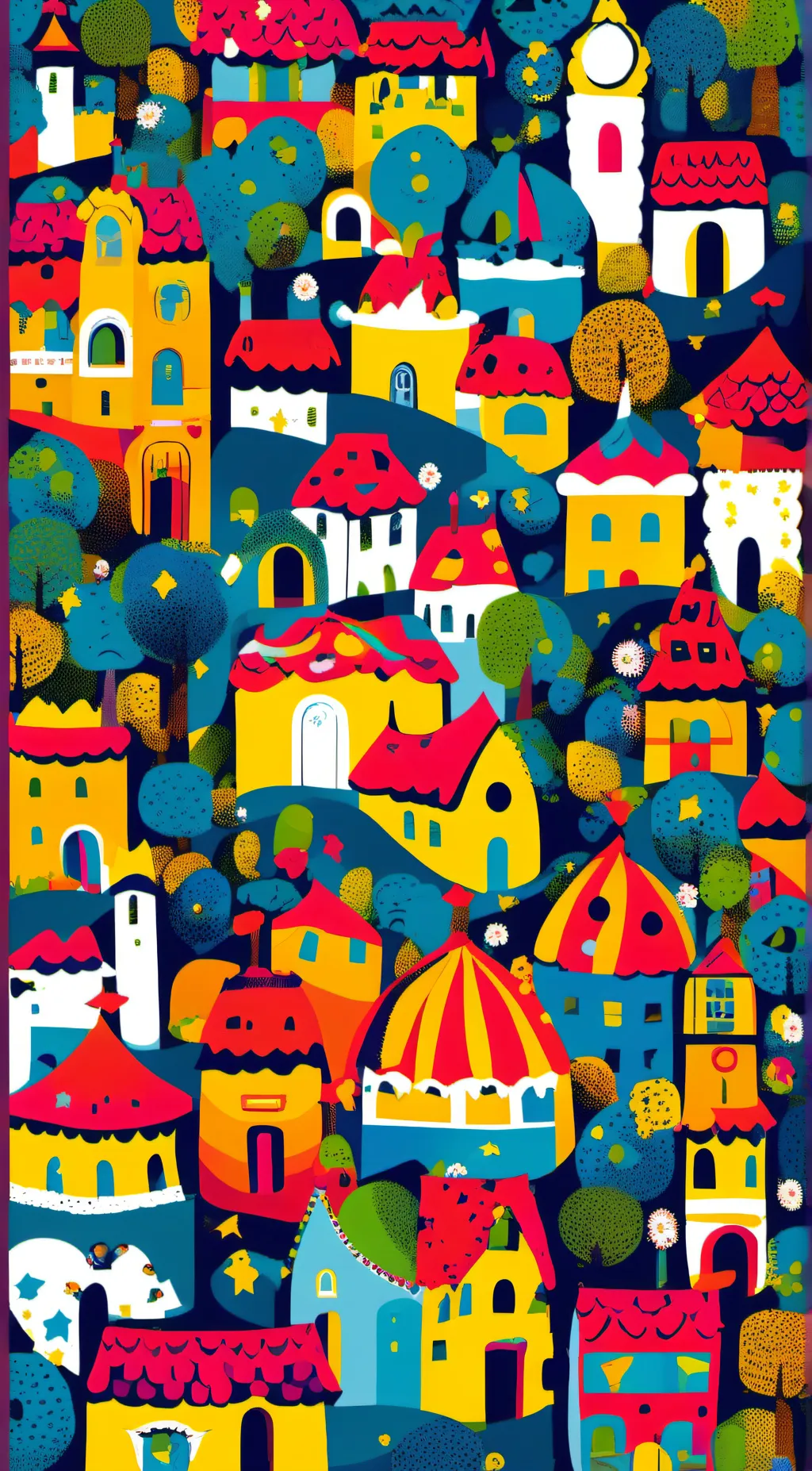 ai character: town background