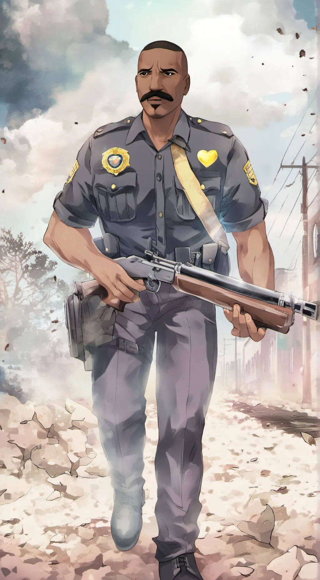 ai character: officer tenpenny background