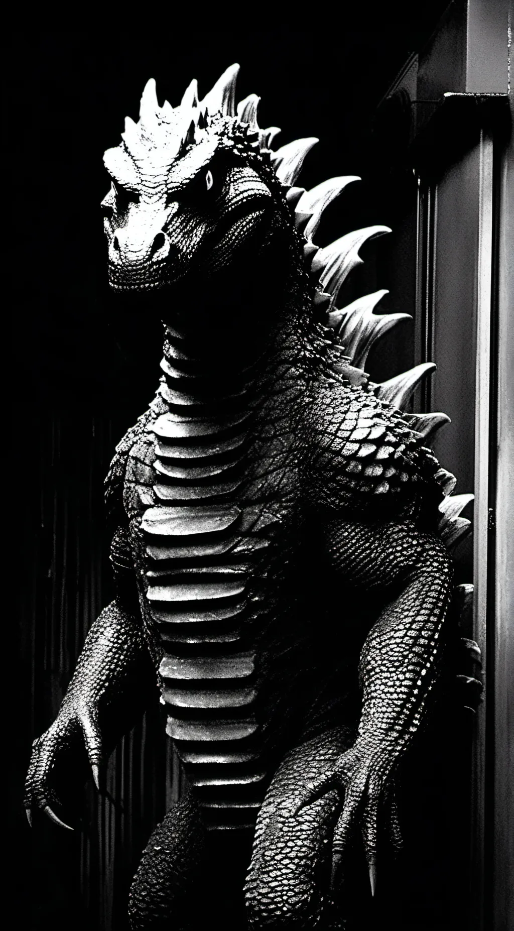 ai character: a man in a suit background