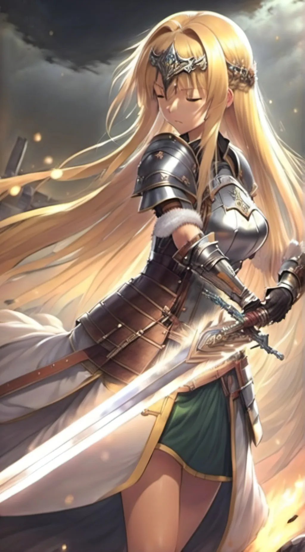 ai character: Aria background