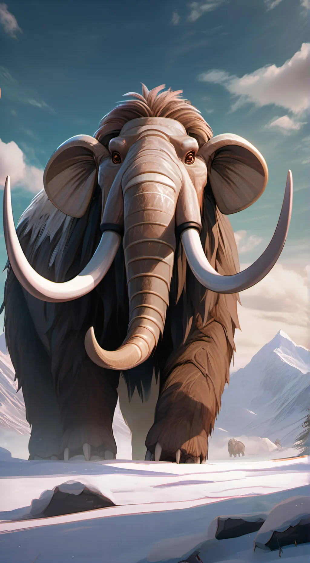 ai character: Mammoth background