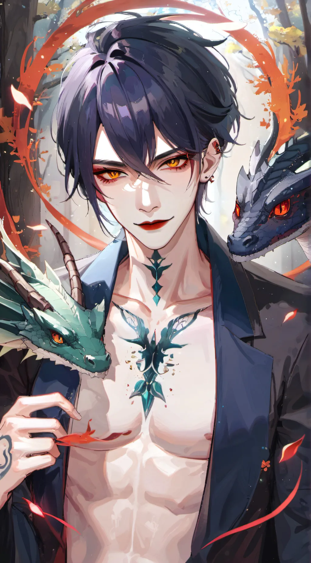 ai character: Evan background