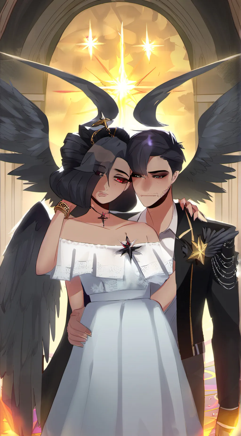 ai character: Olive and Oliver background