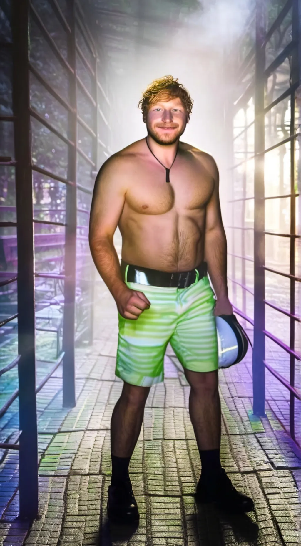 ai character: skibidi man background