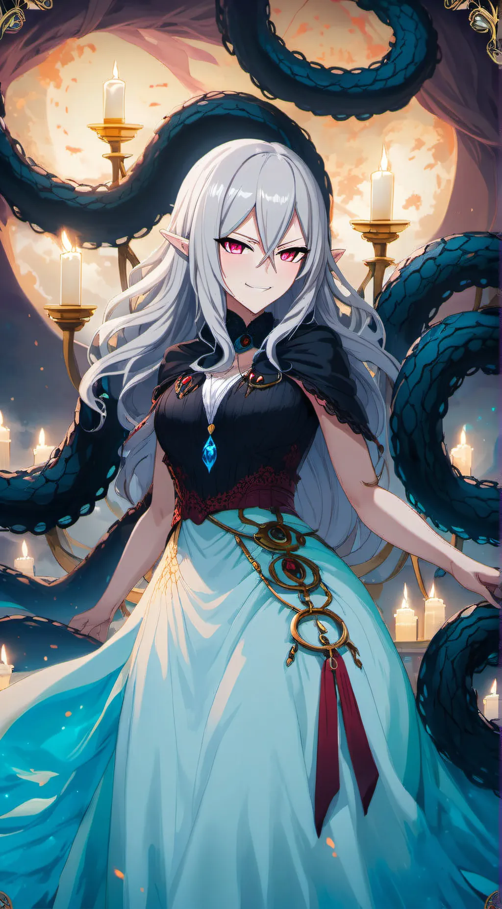 ai character: N'chanma background
