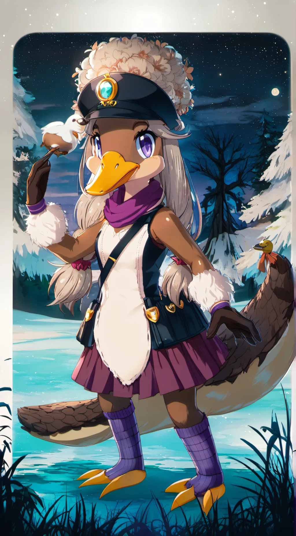 ai character: Clover  background