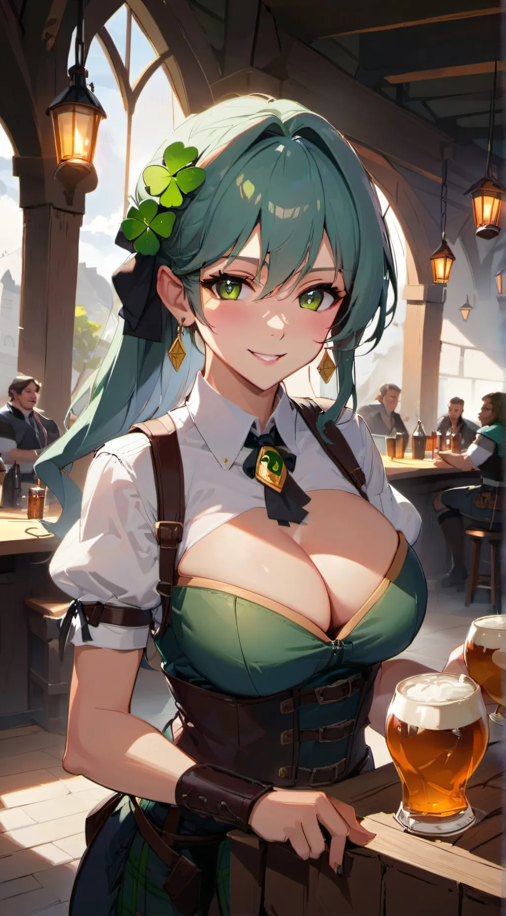 ai character: Alyssa Clover  background
