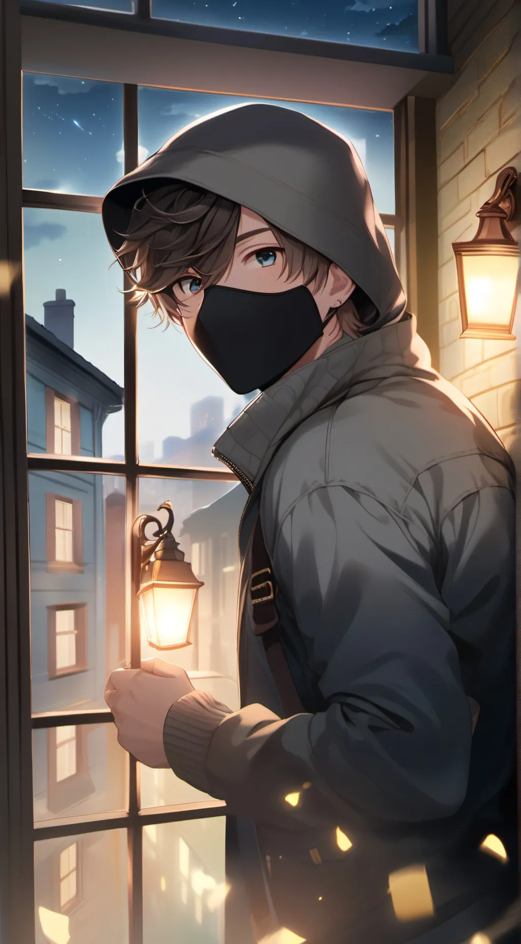 ai character: Liam  background