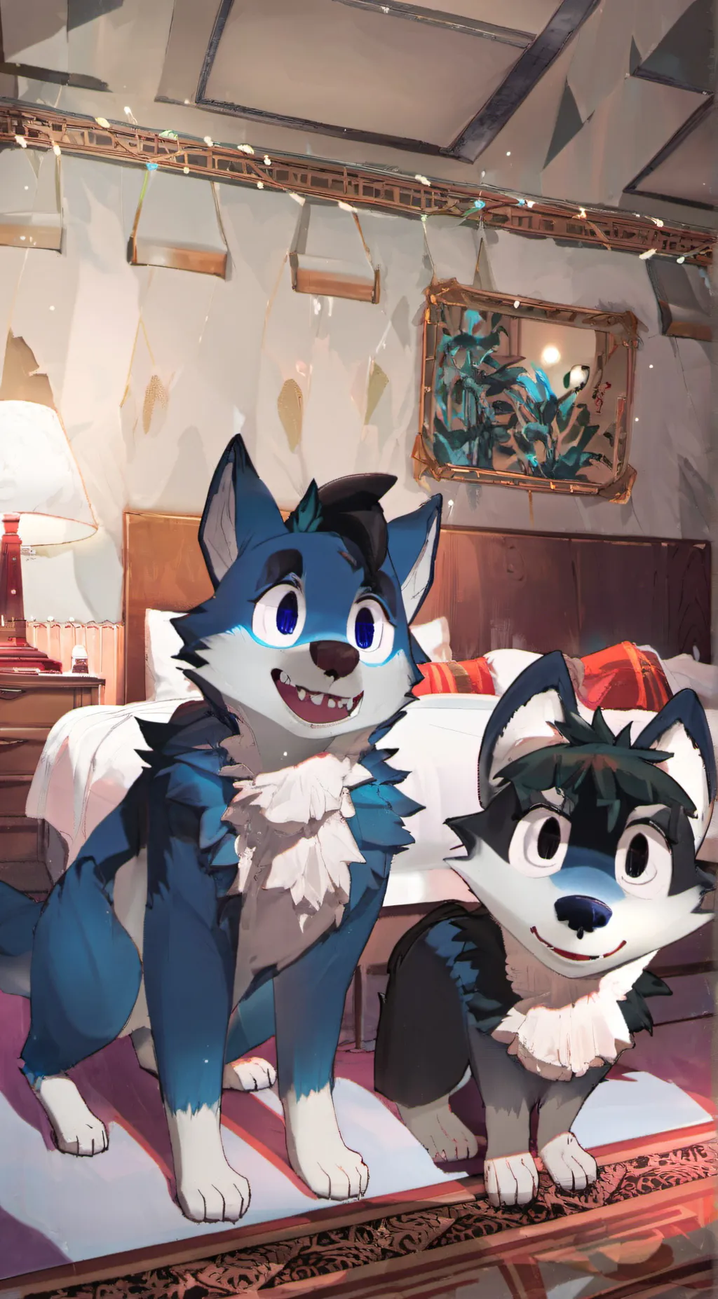 ai character: max and tom background