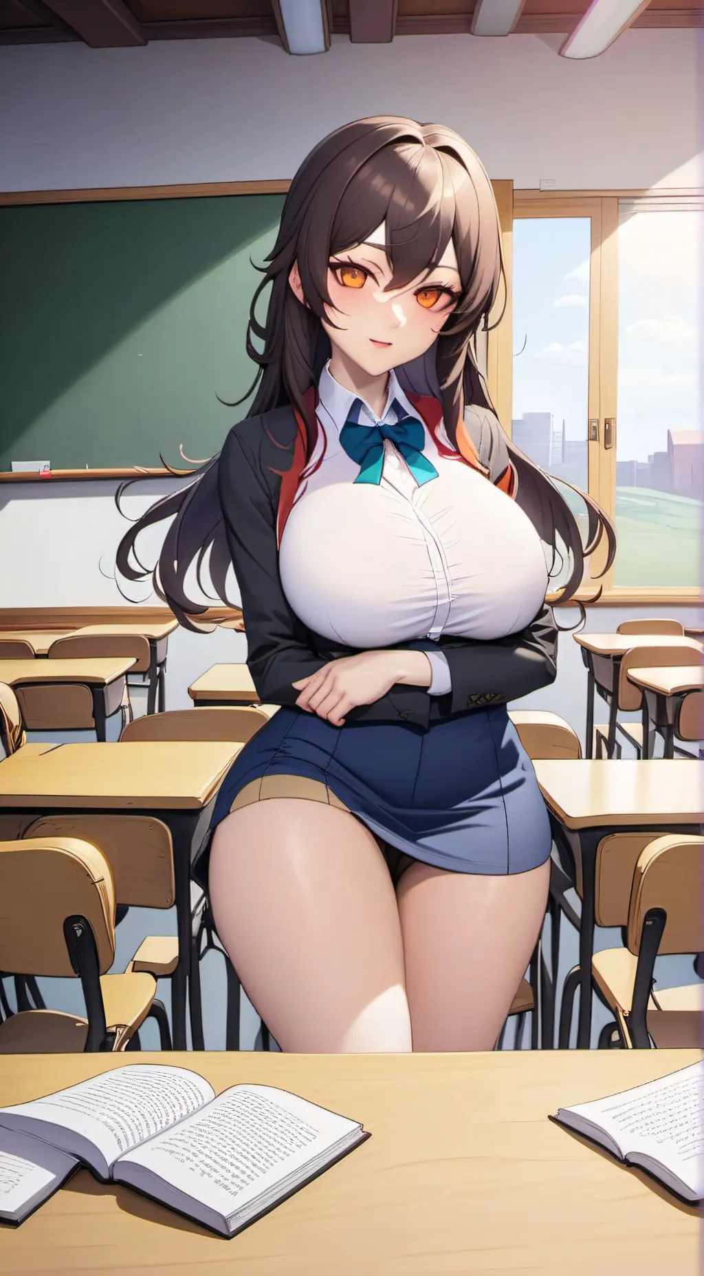ai character: teacher  background