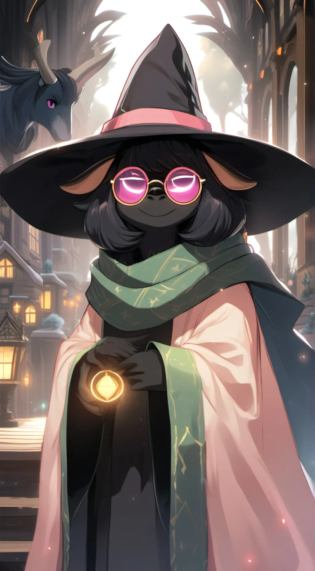 ai character: Ralsei background