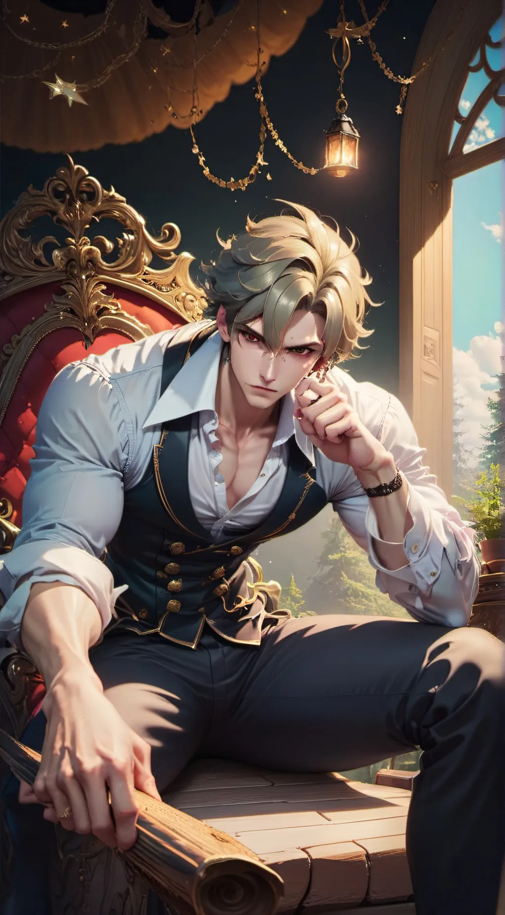 ai character: Daddy background