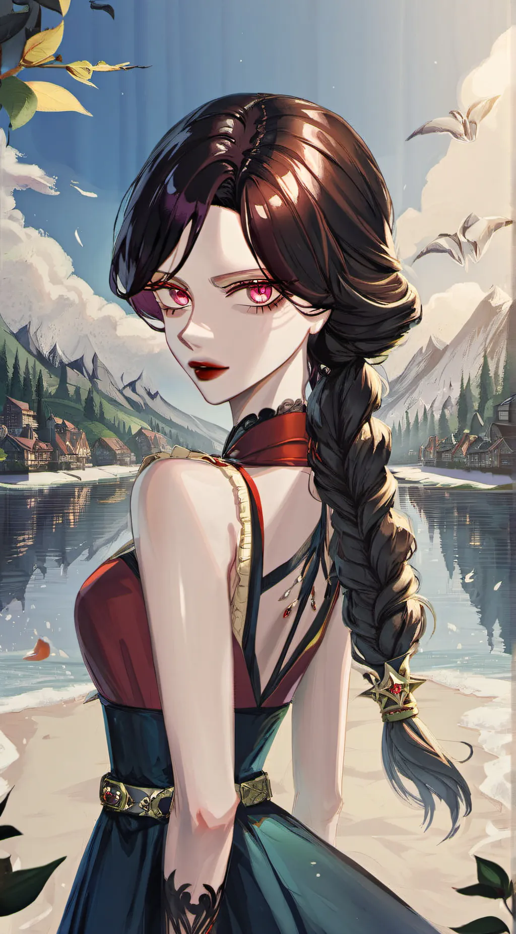 ai character: Wednesdays sis background