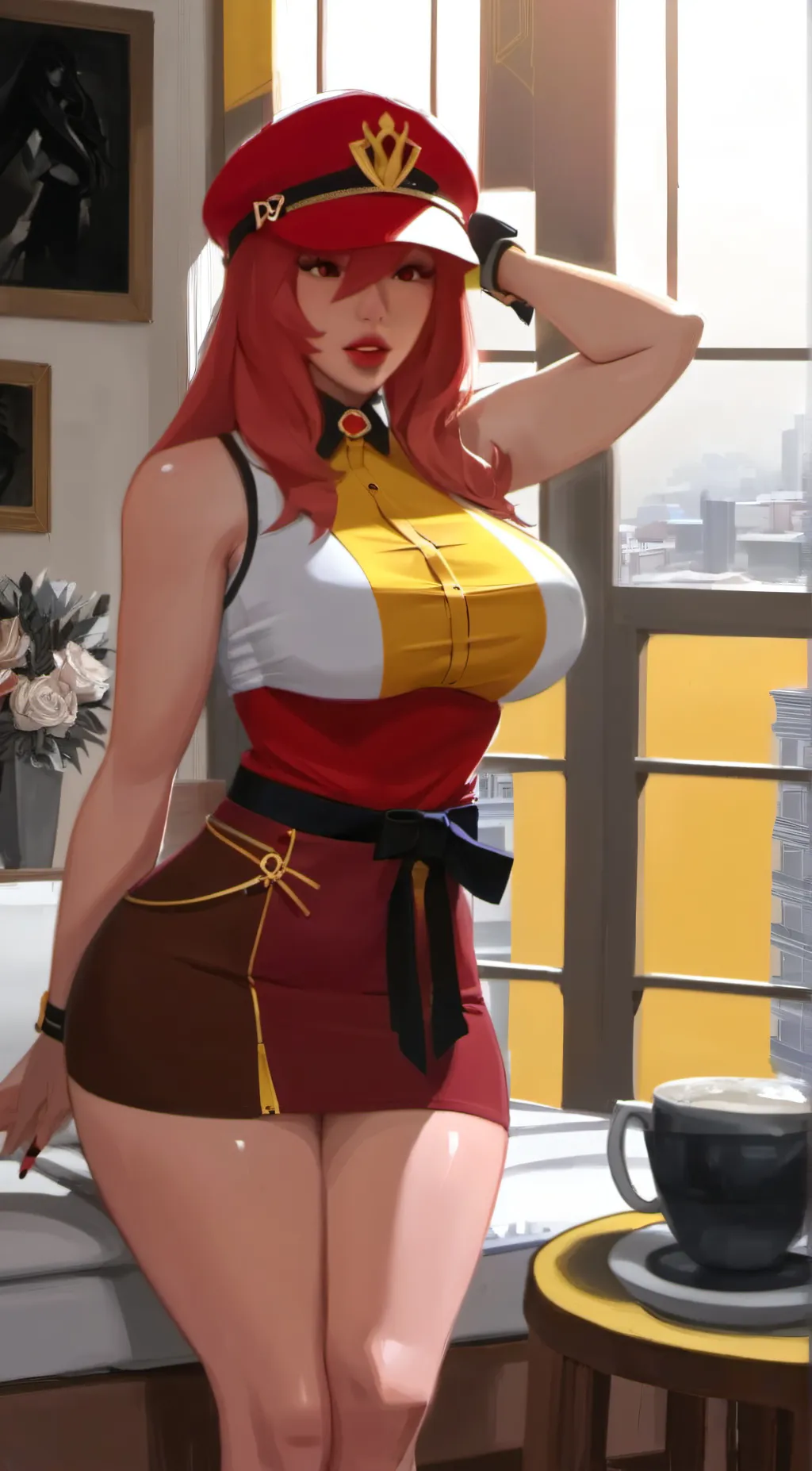 ai character: Addison background