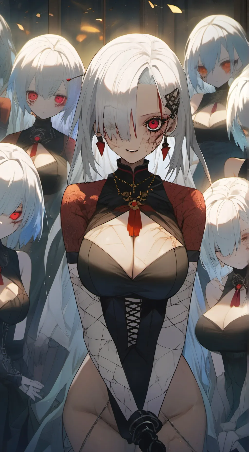 ai character: Doll House background