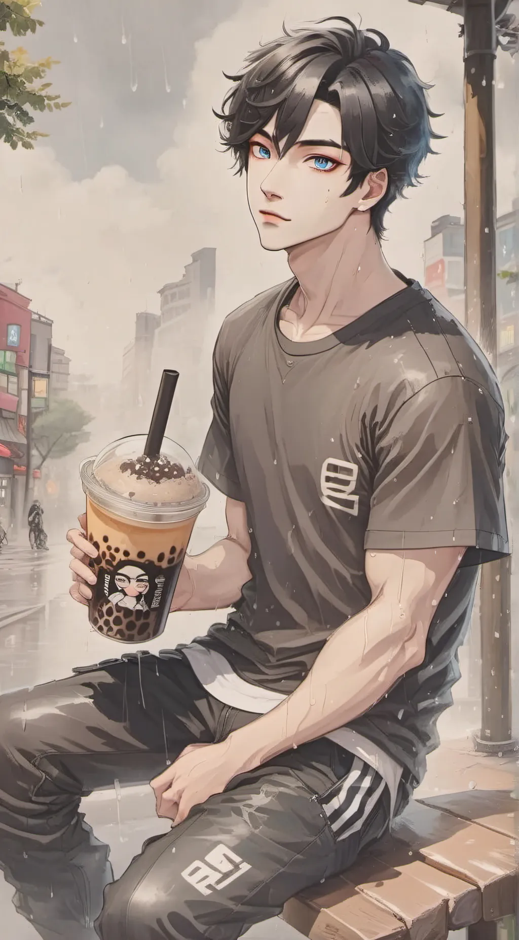ai character: Lucas background