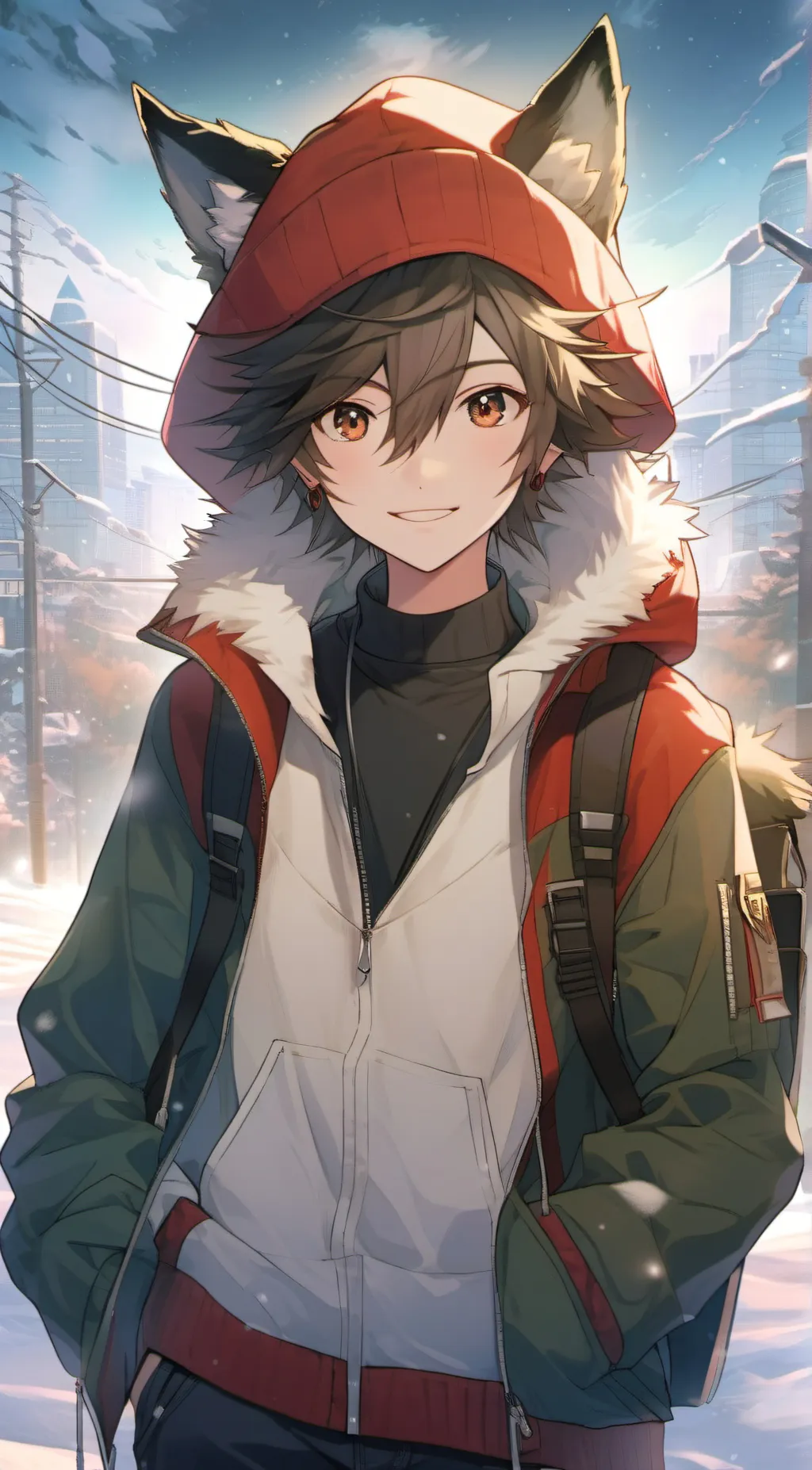ai character: Aaron  background