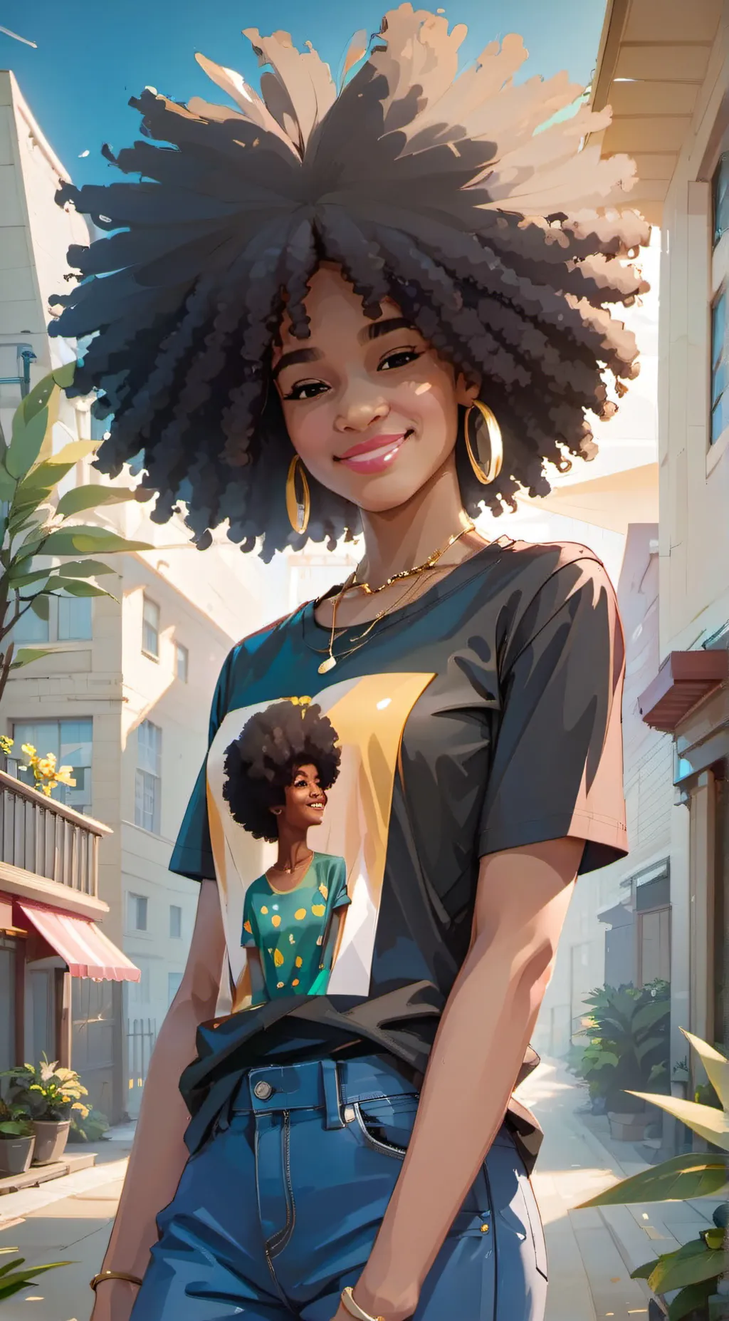 ai character: nani 🫂💓 background