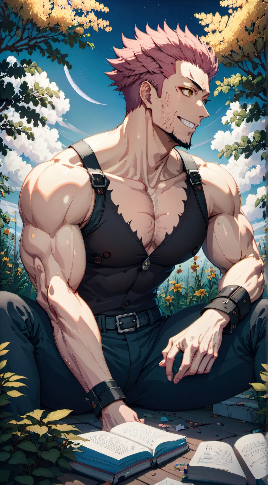 ai character: Ethan  background