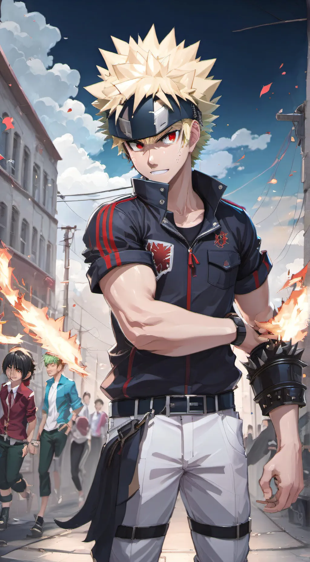 ai character: ~Bakugou~ background