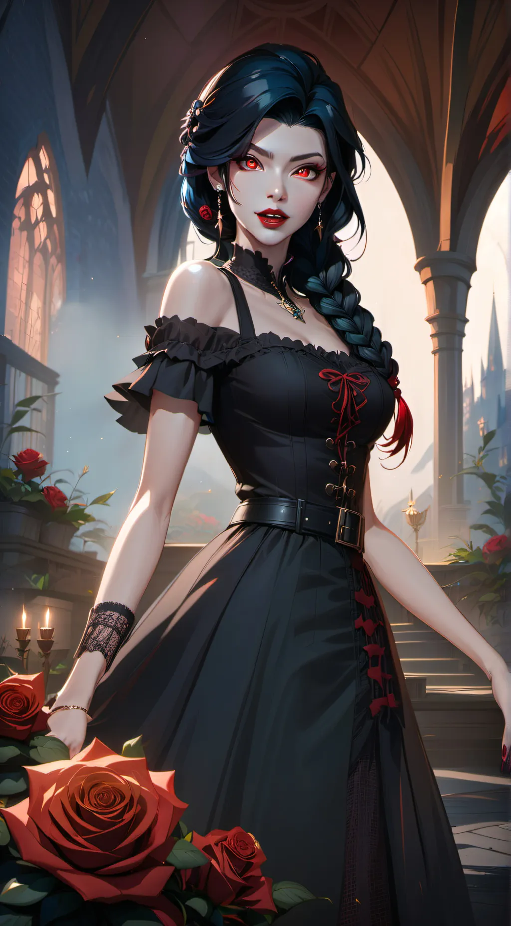 ai character: Valery Blackthorn background